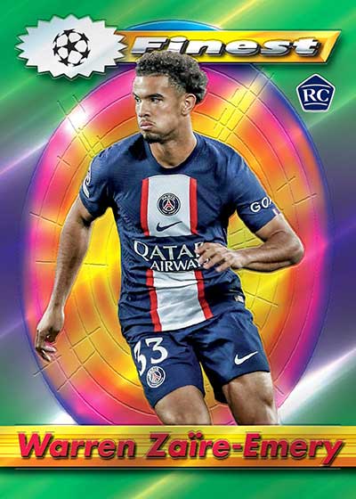 2022 23 Topps Finest Flashbacks UEFA Checklist Box Info Details