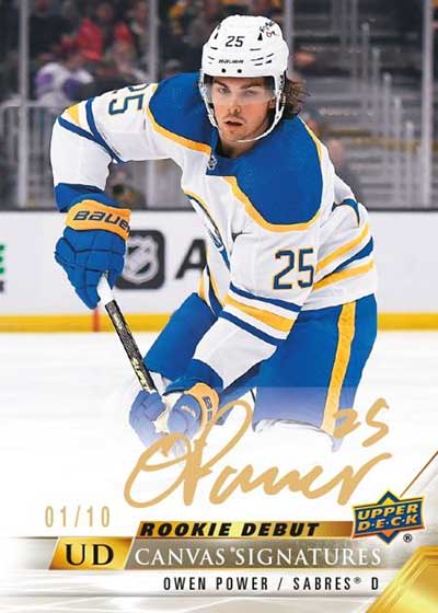 Upper Deck Clear Cut Hockey Checklist Box Info