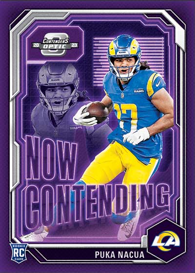 Panini Contenders Optic Football Checklist Teams Box Info