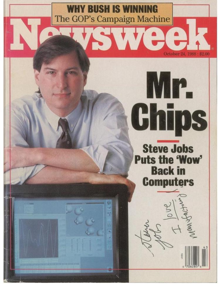 Steve Jobs's Newsweek Cover Autograph Auction | Beckett Authentication Services ;?>