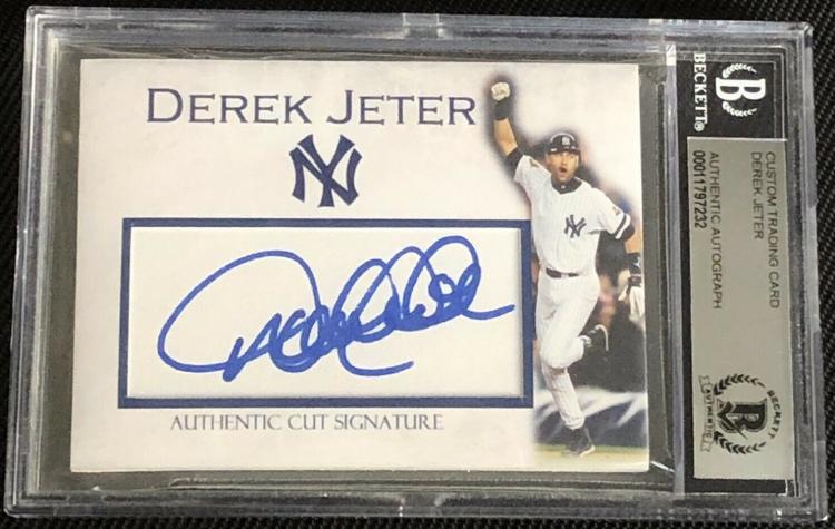 signature derek jeter autograph