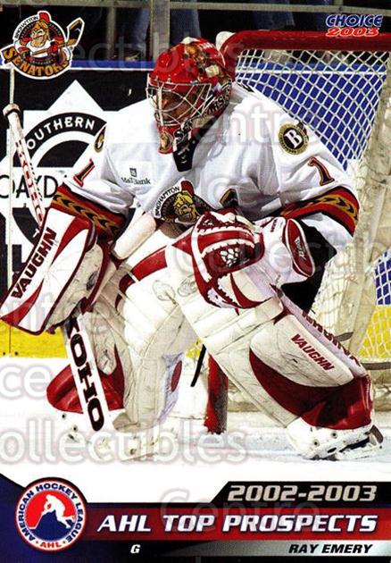 2002-03 AHL Top Prospects #12 Ray Emery