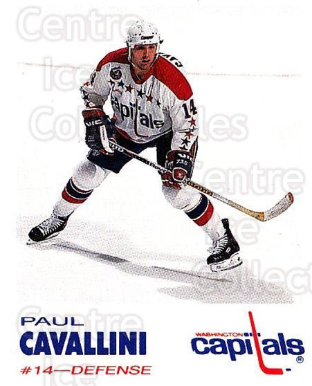 1992-93 Washington Capitals Kodak #6 Paul Cavallini