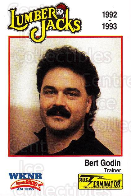 1992-93 Cleveland Lumberjacks #16 Bert Godin TR