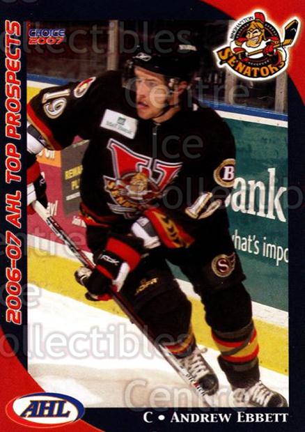 2006-07 AHL Top Prospects #3 Andrew Ebbett