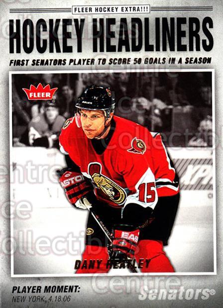 2006-07 Fleer Hockey Headliners #17 Dany Heatley