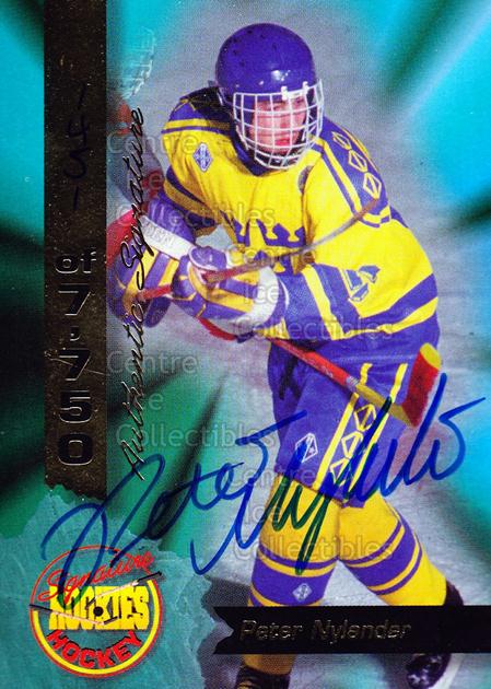 1995 Signature Rookies Signatures #21 Peter Nylander