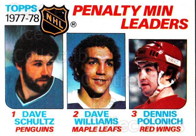 1978-79 Topps #66 Dave Schultz, Dave Williams, Dennis Polonich