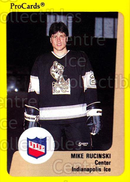 1989-90 ProCards IHL #61 Mike Rucinski