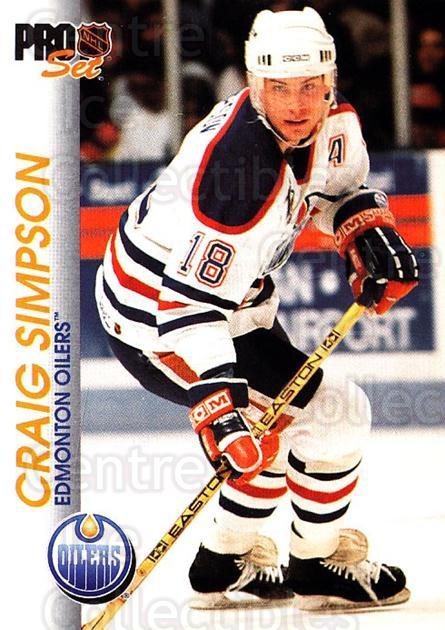 1992-93 Pro Set #56 Craig Simpson