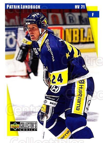 1997-98 Swedish Collector's Choice #95 Patrik Lundback
