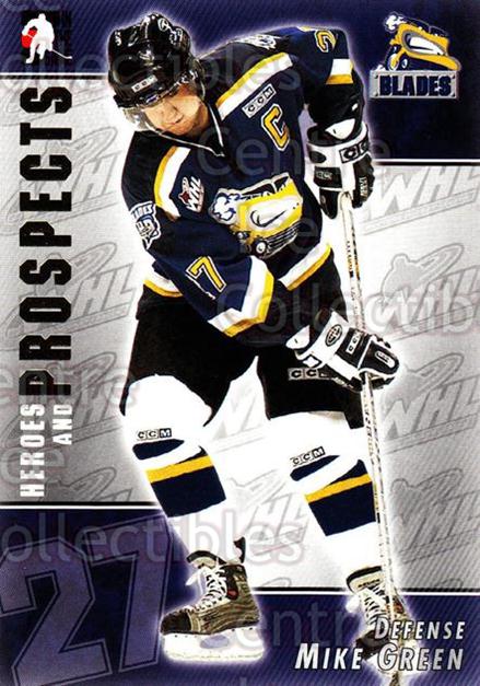 2004-05 ITG Heroes and Prospects #95 Mike Green