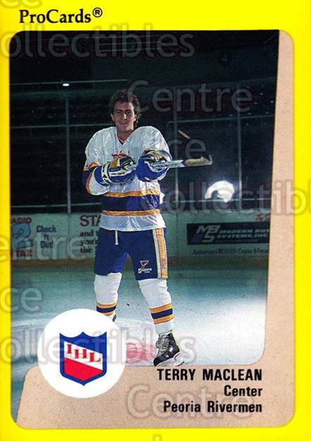 1989-90 ProCards IHL #10 Terry McLean