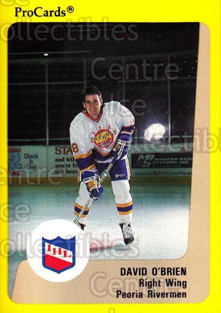 1989-90 ProCards IHL #19 David O'Brien