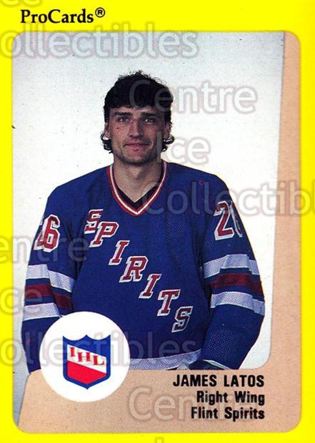 1989-90 ProCards IHL #30 Jim Latos