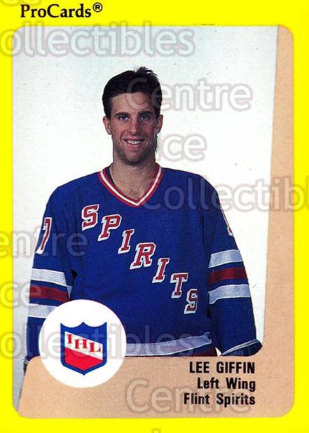 1989-90 ProCards IHL #37 Lee Giffin