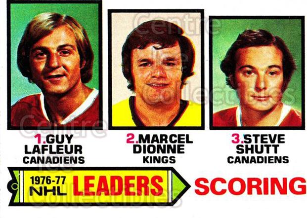 1977-78 Topps #3 Scoring Leaders/Guy Lafleur/Marcel Dionne/Steve Shutt