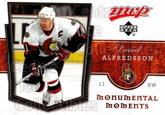 2007-08 Upper Deck MVP Monumental Moments #13 Daniel Alfredsson