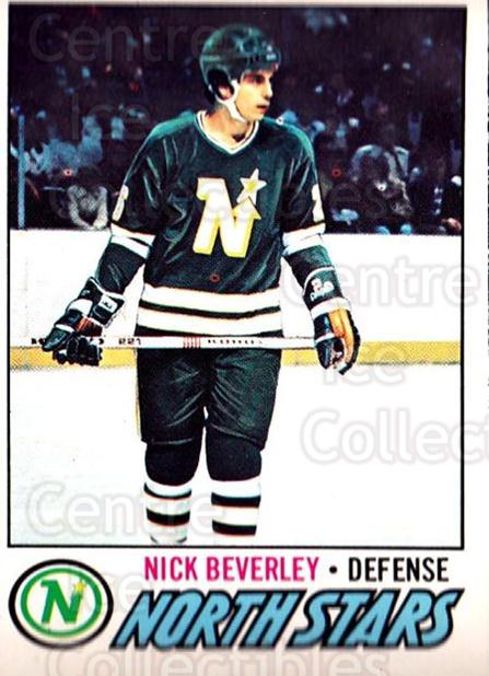 1977-78 O-Pee-Chee #198 Nick Beverley