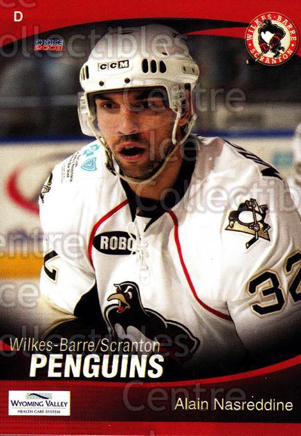 2007-08 Wilkes-Barre Scranton Penguins #21 Alain Nasreddine