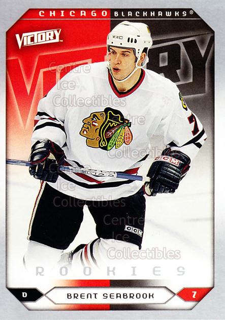 2005-06 Upper Deck Victory #253 Brent Seabrook RC