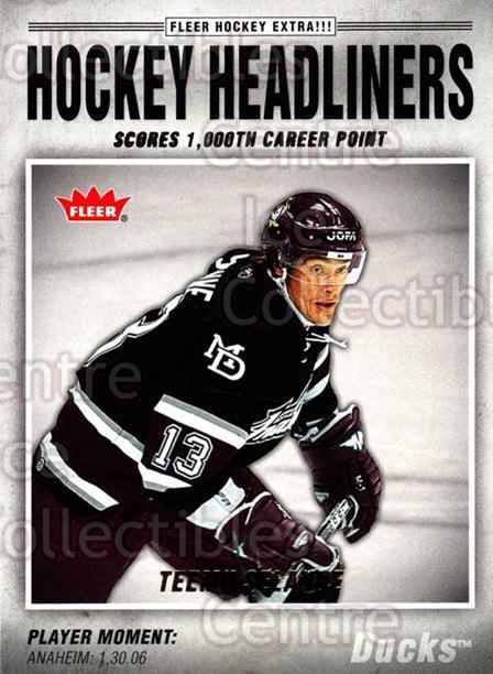 2006-07 Fleer Hockey Headliners #3 Teemu Selanne