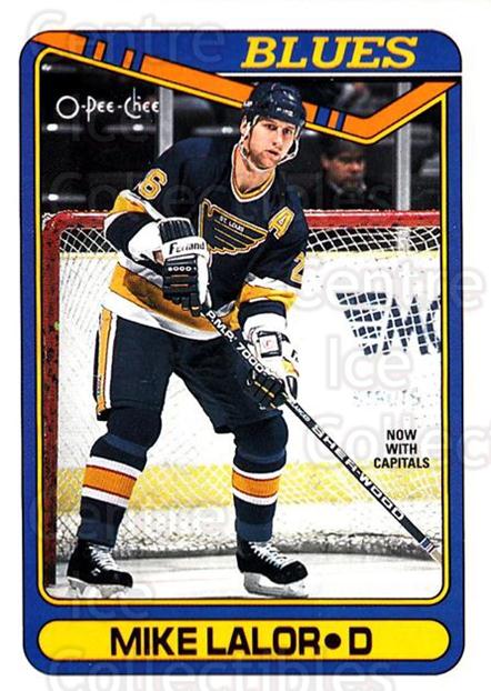 1990-91 O-Pee-Chee #341 Mike Lalor RC