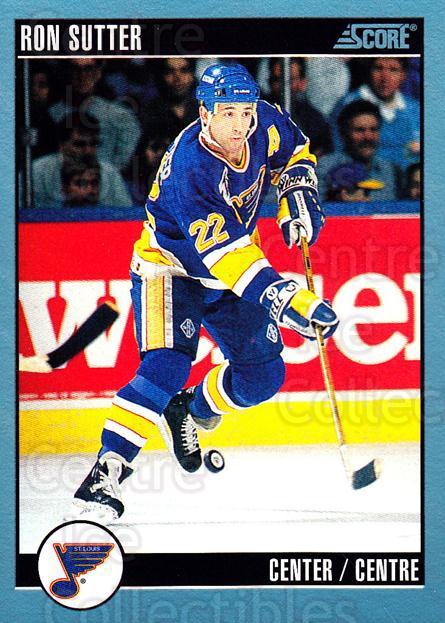 1992-93 Score Canadian #86 Ron Sutter