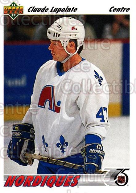 1991-92 Upper Deck French #488 Claude Lapointe RC
