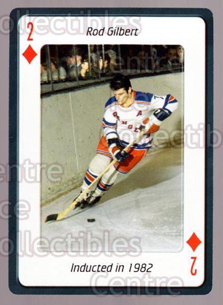 2006 Hockey Hall Of Fame Playing Card #41 Rod Gilbert
