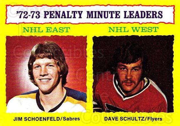 1973-74 Topps #5 Dave Schultz, Jim Schoenfeld