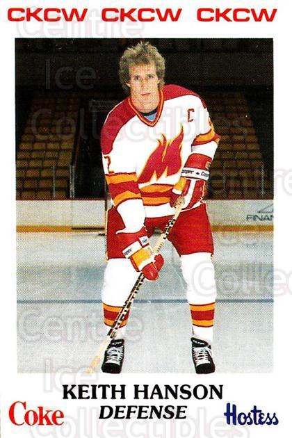 1984-85 Moncton Golden Flames #16 Keith Hanson