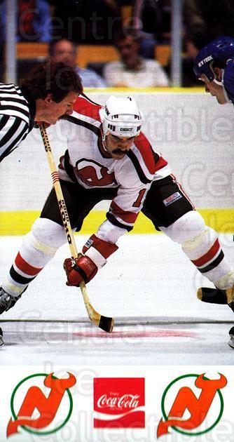 1983-84 New Jersey Devils Postcards #2 Mel Bridgman