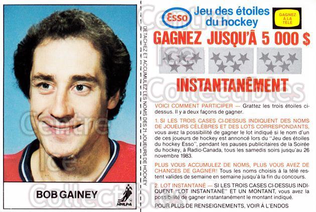 1983-84 Esso French #7 Bob Gainey