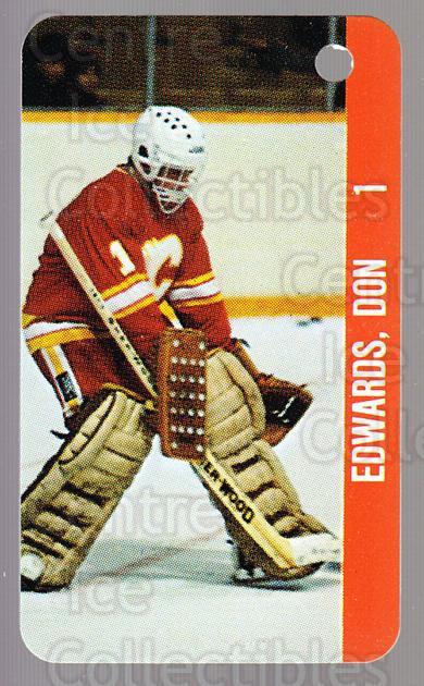 1983-84 NHL Key Tags #15 Calgary Flames, Don Edwards