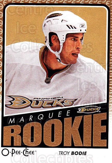 2009-10 O-Pee-Chee #503 Troy Bodie RC