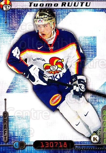 2000-01 Finnish Cardset #165 Tuomo Ruutu ERC