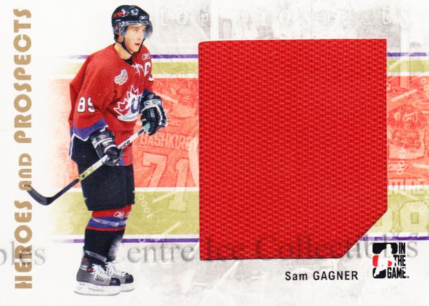 2007-08 ITG Heroes and Prospects #110 Sam Gagner TP JSY