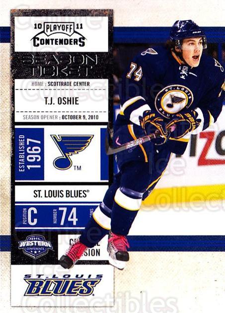 2010-11 Playoff Contenders #57 T.J. Oshie