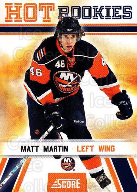 2010-11 Score #503 Matt Martin HR RC