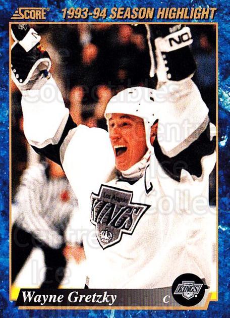1993-94 Score #662 Wayne Gretzky 802