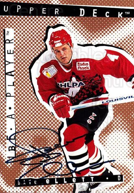 1994-95 Be A Player Autographs #65 Dave Ellett
