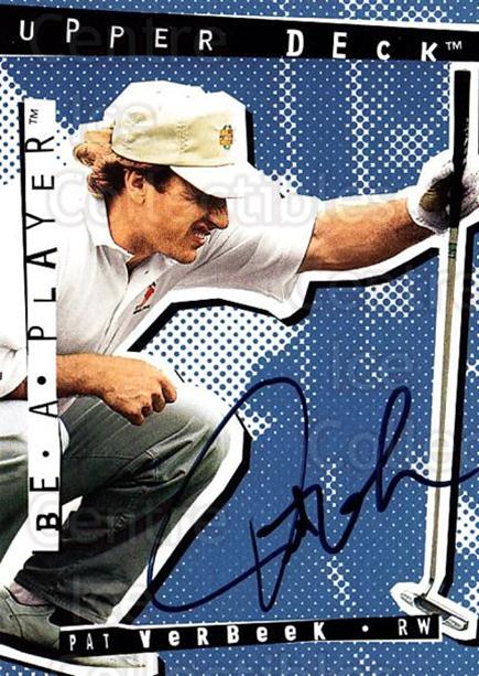1994-95 Be A Player Autographs #71 Pat Verbeek