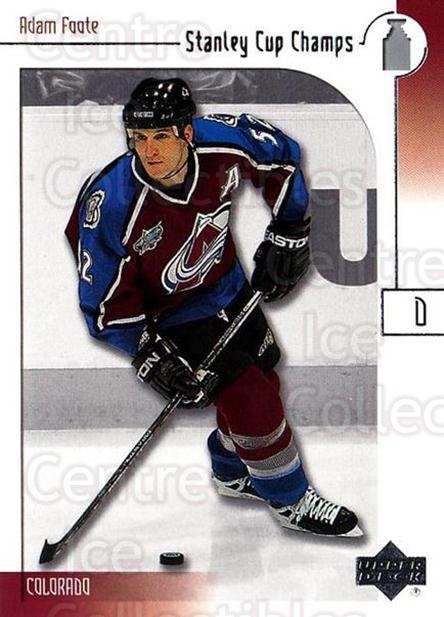 2001-02 UD Stanley Cup Champs #41 Adam Foote