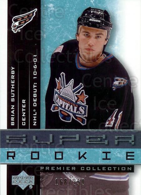 2001-02 UD Premier Collection #108 Brian Sutherby RC