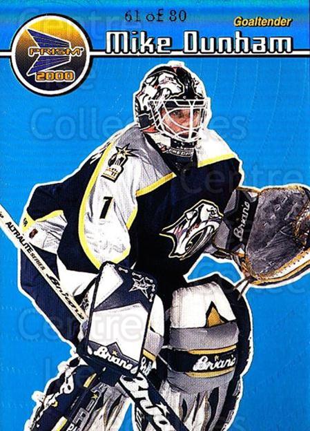 1999-00 Pacific Prism Holographic Blue #75 Mike Dunham