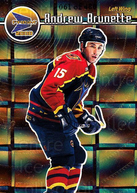 1999-00 Pacific Prism Holographic Gold #6 Andrew Brunette