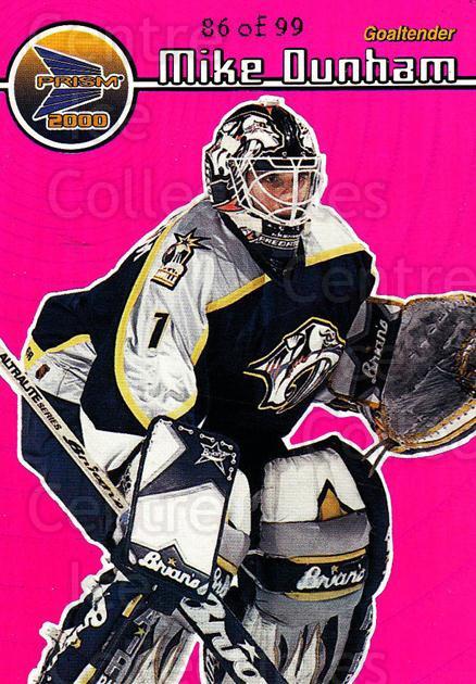 1999-00 Pacific Prism Holographic Purple #75 Mike Dunham