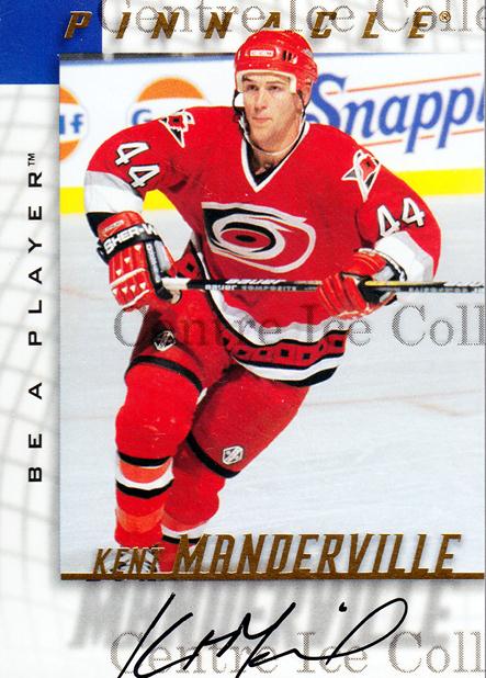 1997-98 Be A Player Autographs #165 Kent Manderville