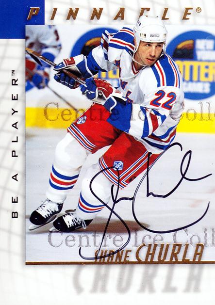 1997-98 Be A Player Autographs #182 Shane Churla